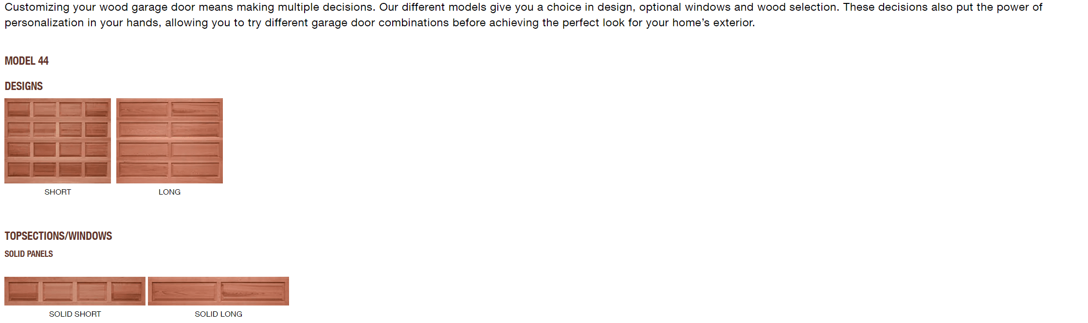 Clopay CLASSIC™ WOOD - Rainier Garage Door